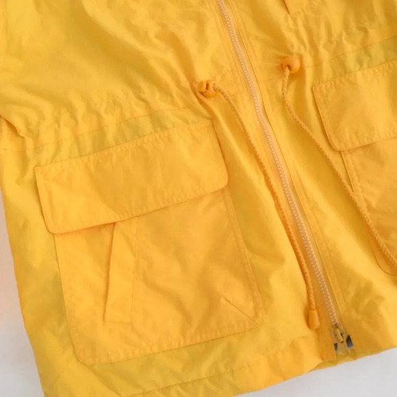 Vintage R&R Yellow  Full Zip Utility/Rain Coat Jacket Size Medium - Picture 8 of 14